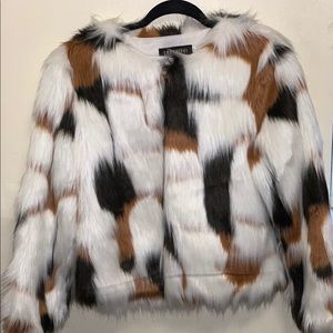 Lanshifei Animal Print Faux Fur